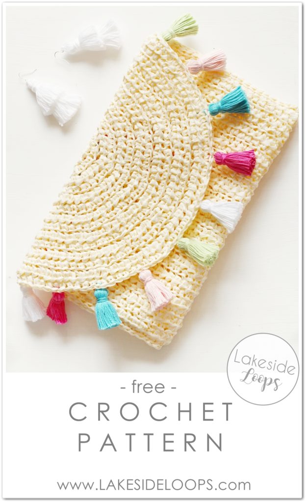 Crochet Clutch Bag Free Pattern Envelope style