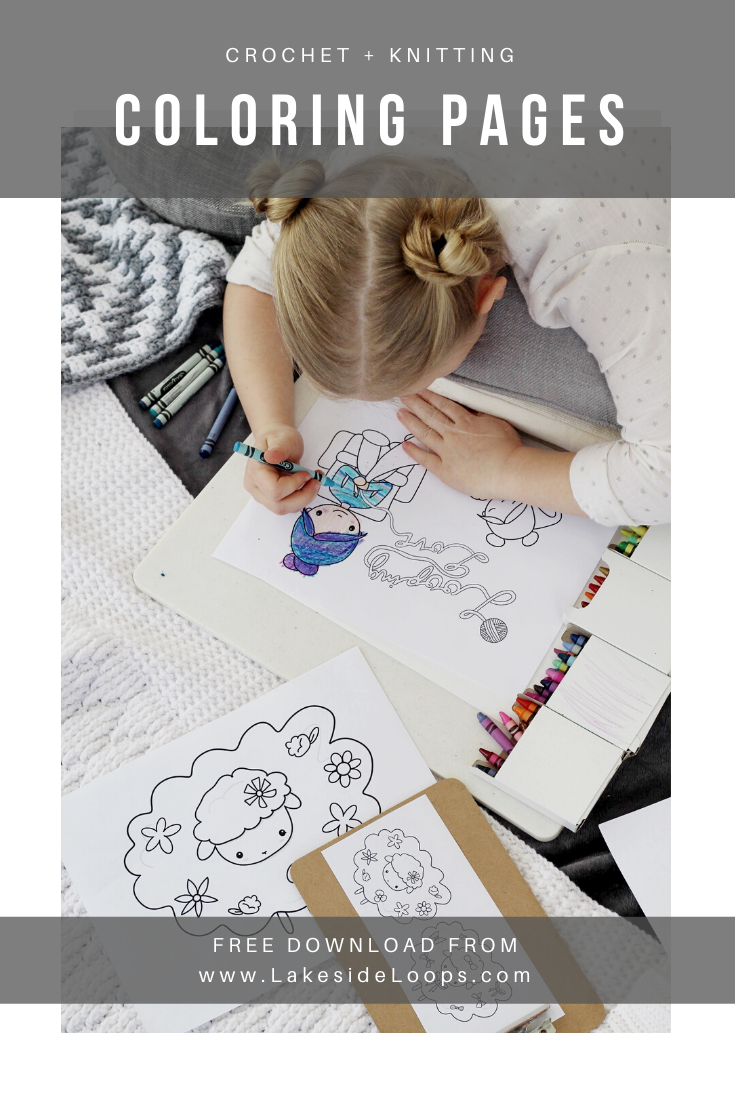 Kids Crochet Colouring Pages – Free Downloads – Lakeside Loops