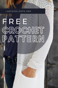 Peyton Crochet Cardigan – FREE PATTERN – Lakeside Loops