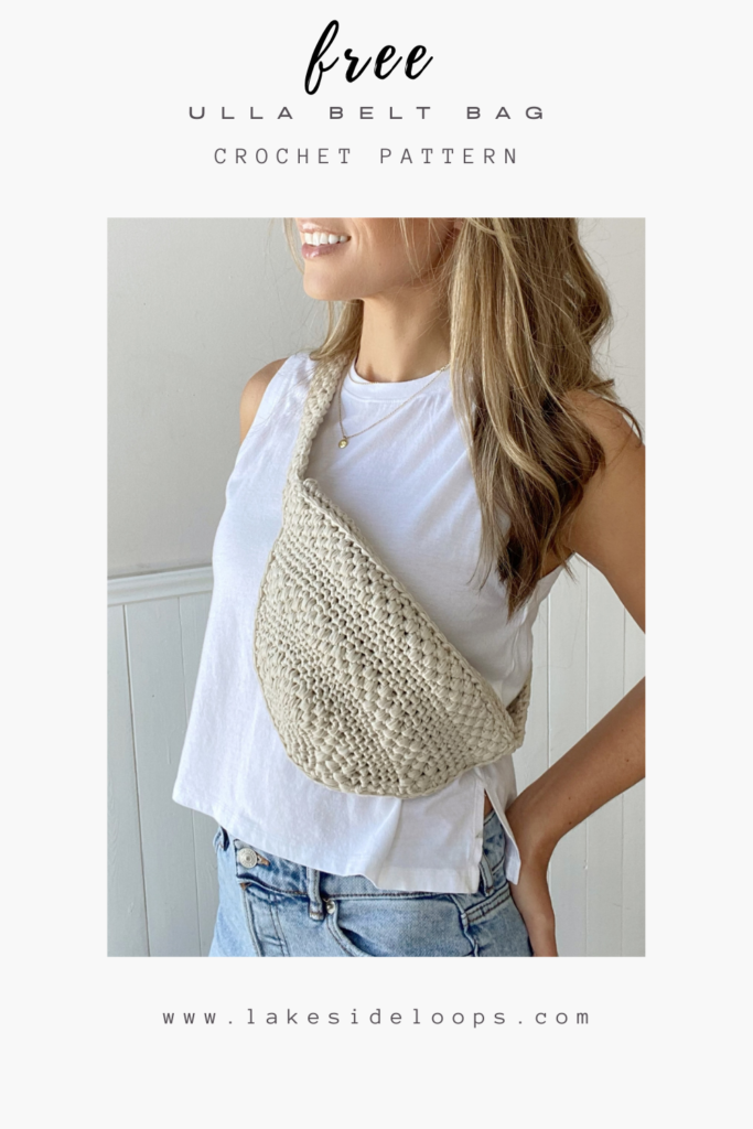 How to Crochet a Bum Bag crochet hip bag crochet waist bag