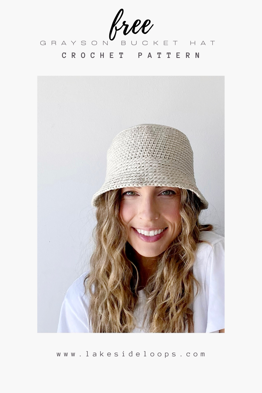 Grayson Crochet Bucket Hat – FREE PATTERN – Lakeside Loops